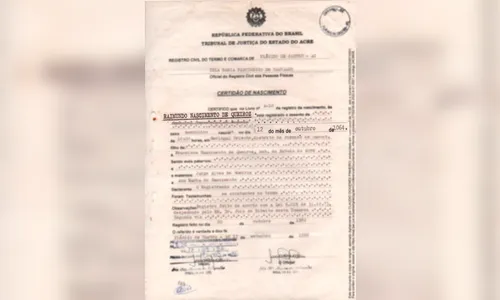 Homem descobre que em sua certidão de nascimento ele tem 955 anos