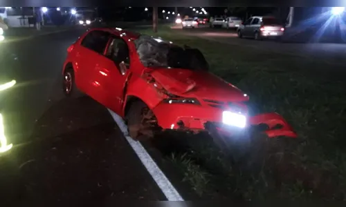 Acidente na PR-170 deixa duas pessoas gravemente feridas