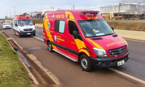 Homem fica gravemente ferido após ser atropelado na PR-445 em Cambé