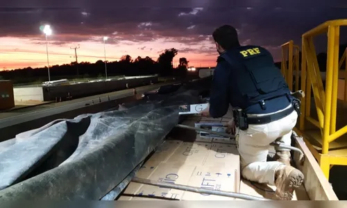 PRF apreende 350 mil maços de cigarros contrabandeados em Cascavel