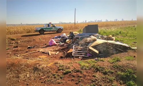 GDA localiza descarte irregular de lixo na Estrada da Mantiqueira