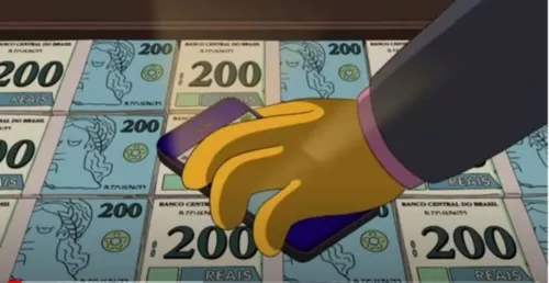 Simpsons acertaram mais uma: série prevê cédula de R$ 200 no Brasil