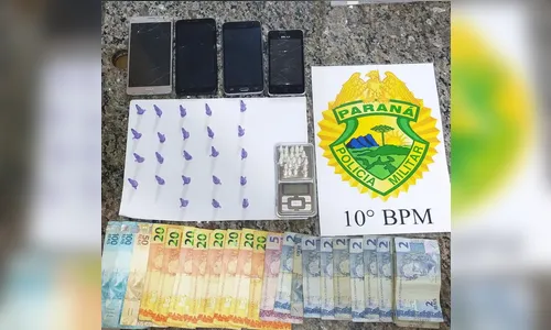Dois homens foram presos por tráfico de drogas em Apucarana