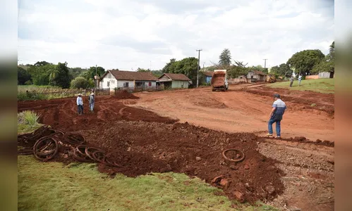 Prefeitura de Lunardelli executa obras de infraestrutura no Guaretá