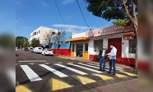 Distrito do Pirapó, em Apucarana, recebe melhorias no trânsito