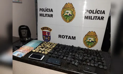 PM de Ivaiporã prende  três, em  tentativa de jogar drogas para presos
