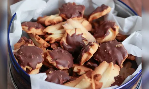 Saiba fazer Biscoito amanteigado com chocolate