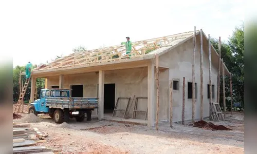 Refeitório está sendo feito para recicladores da Coopemari