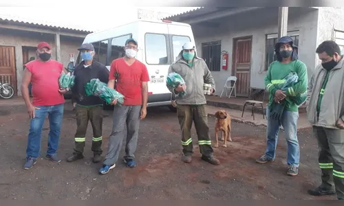 Servidores da limpeza pública de São João do Ivaí recebem novos EPI`s