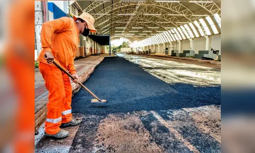 Reta final: Ala central da Feira da Lua recebe recape