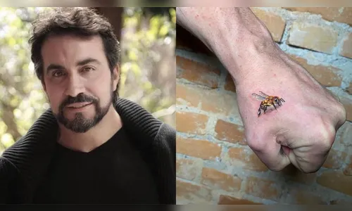 Padre Fábio de Melo faz tatuagem e homenageia a mãe