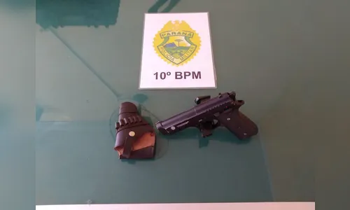 Pistola e coldre de revólver são apreendidos pela PM em Califórnia