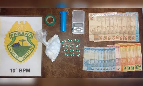 PM de Apucarana apreende cocaína; um homem foi preso