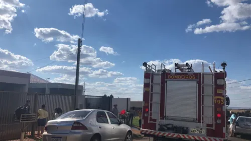 Incêndio em residência mobiliza Corpo de Bombeiros neste domingo em Sabáudia