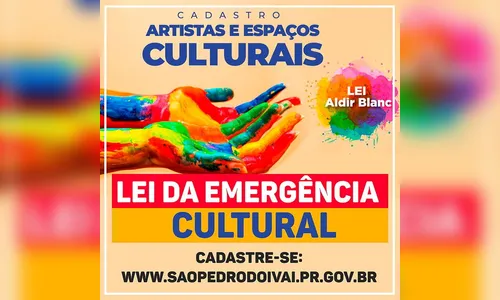 São Pedro do Ivaí abre cadastro para auxilio emergencial  à cultura