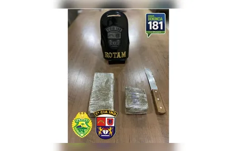 PM apreende maconha no Jardim Arapongas