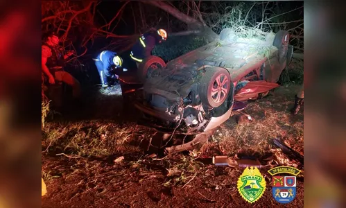 Rapaz que transportava drogas morre em acidente na PR-323