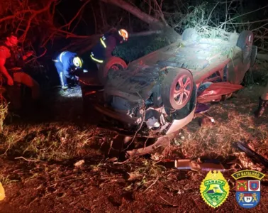 Rapaz que transportava drogas morre em acidente na PR-323