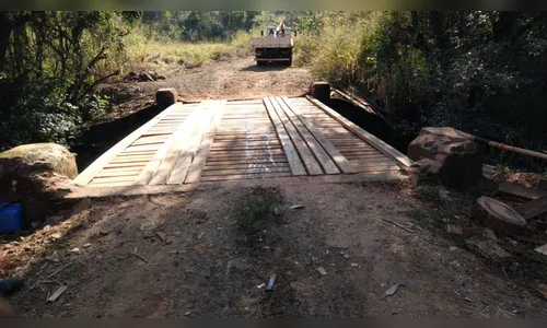 Prefeitura de Apucarana recupera ponte no Rio do Cerne