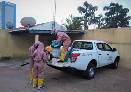 Serviços de desinfecção reforçam enfrentamento da Covid-19