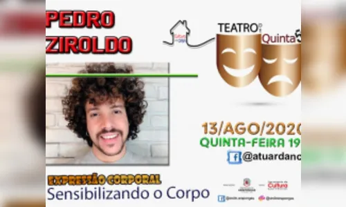 “Teatro da Quinta” vem com aula de expressão corporal
