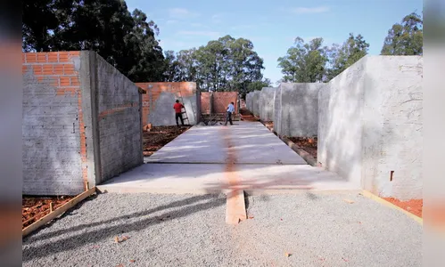 Construção do Canil Municipal avança em Arapongas