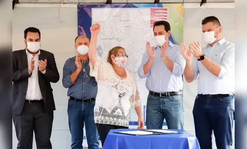 Governador autoriza início de obras em 13 ruas de Fazenda Rio Grande