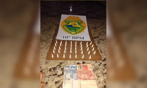 Suspeita presa diz que trafica após prisão do marido