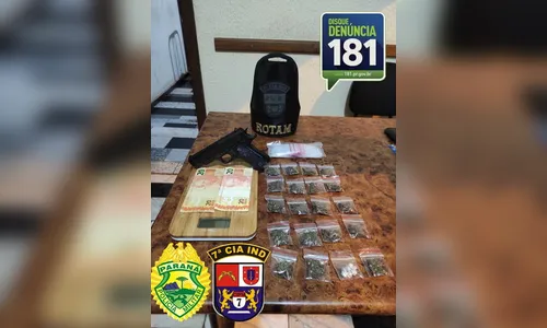 Menor é apreendido por tráfico de drogas em Arapongas