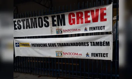 Apucarana tem 90% dos carteiros na greve dos Correios