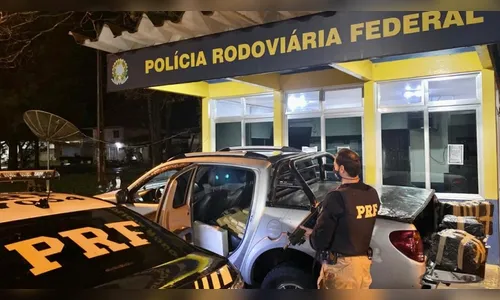PRF apreende mais de 300 quilos de maconha e R$ 50 mil em cigarros