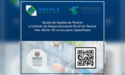 Parceria possibilitará oferta de 50 cursos para servidores do IDR-Paraná
