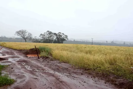 Volume de chuvas registrado nos últimos cinco dias - foram  167 mm até a manhã de quarta-feira (19)