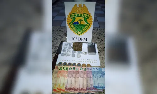 Adolescente é apreendido com crack, maconha e dinheiro em Apucarana