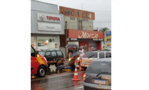 Rapaz é atropelado ao atravessar Avenida Minas Gerais em Apucarana