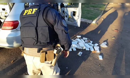 PRF apreende quase uma tonelada de maconha no Paraná no fim de semana