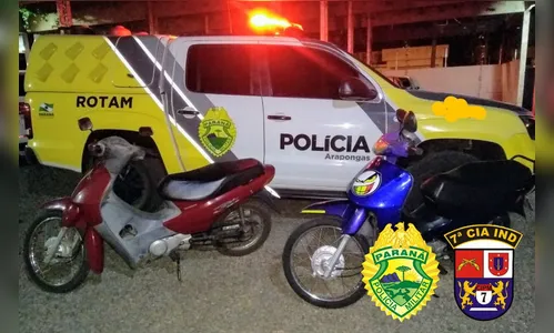PM de Arapongas desmantela bando que furtava motos na cidade