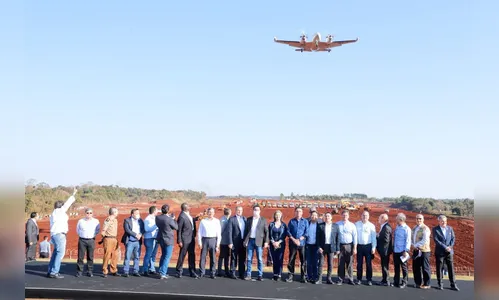 Presidente e governador vistoriam obras do Aeroporto de Foz do Iguaçu