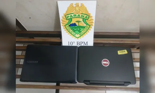 Adolescente é apreendido após furtar notebooks em Apucarana