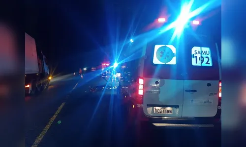 Homem morre atropelado por carreta na PR 272,  entre Faxinal e Mauá da Serra
