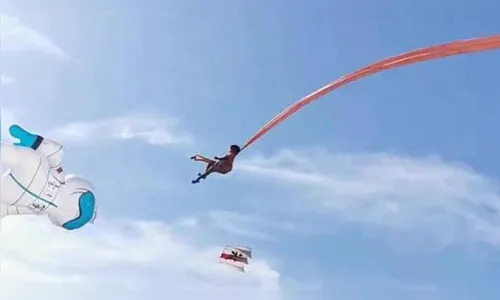 Pipa arrasta menina de 3 anos pelos ares em Taiwan; assista