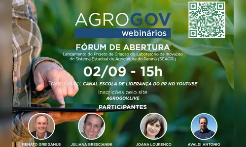 Paraná terá laboratório de inovação no setor agropecuário