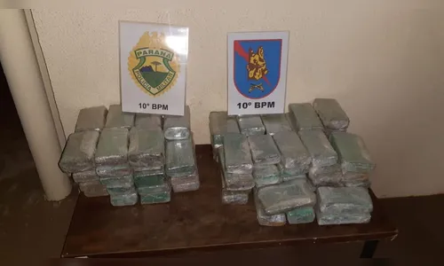 PM de Apucarana apreende mais de 30 Kg de maconha; assista