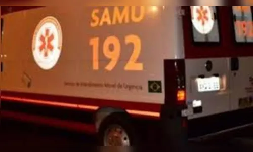 Acidente entre moto e caminhão é registrado em Apucarana