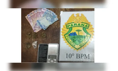 Adolescente é apreendido e jovem preso por tráfico em Apucarana