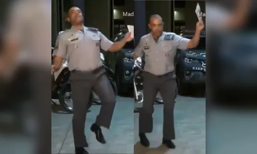 Dancinha de capitão da PM em live solidária viraliza nas redes sociais; assista