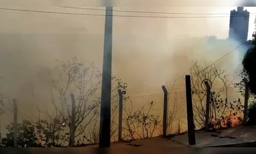 Leitor denuncia incêndio ambiental na Barra Funda, em Apucarana