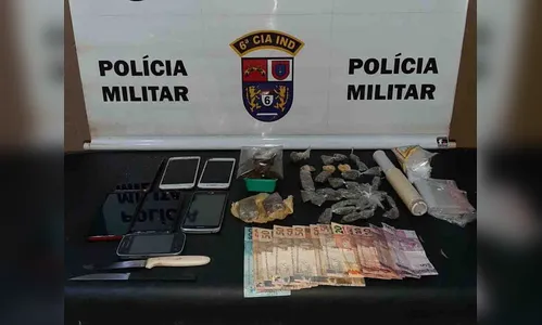 ROTAM apreende maconha e prende suspeitos de tráfico, em Lunardelli