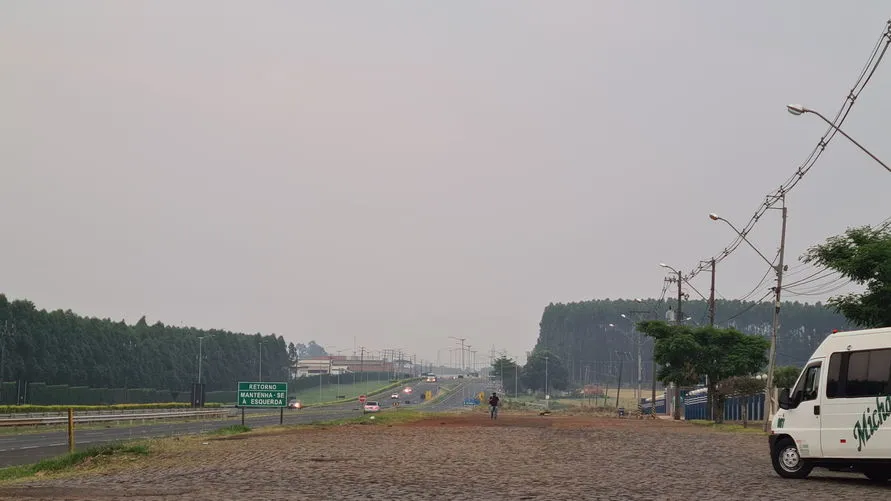 Fumaça das queimadas do Pantanal chega à região