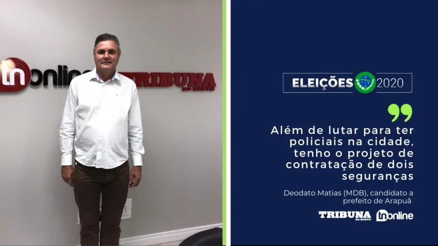 Paulo Francisco de Melo (PSL), pré-candidato à prefeito de Lidianópolis